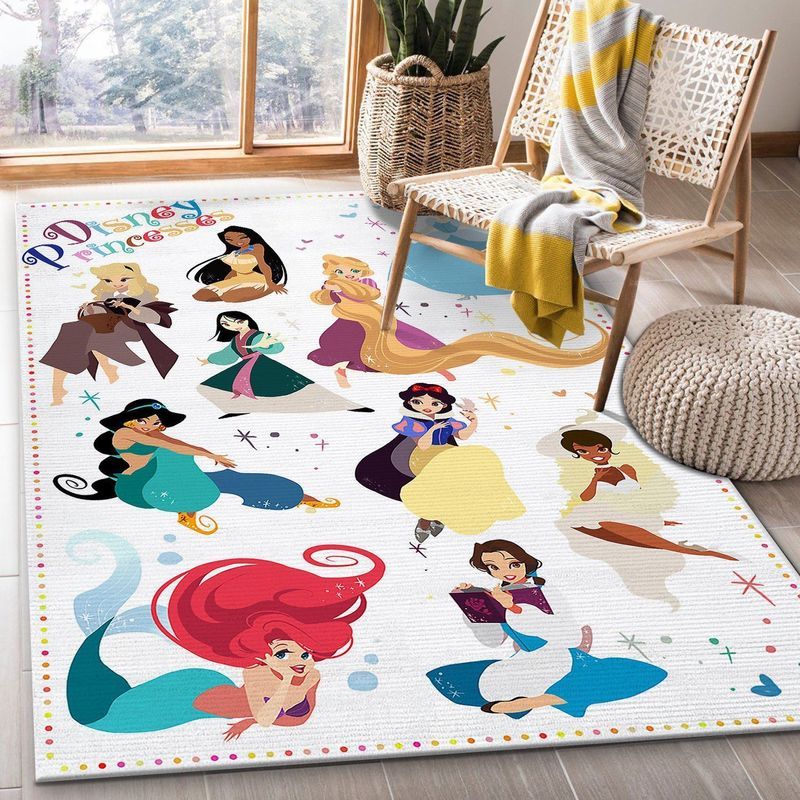 Tapis de la famille des princesses Disney