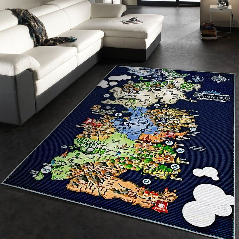 Tapis de carte de Westeros de Game of Thrones Tapis de carte de Westeros de Game of Thrones