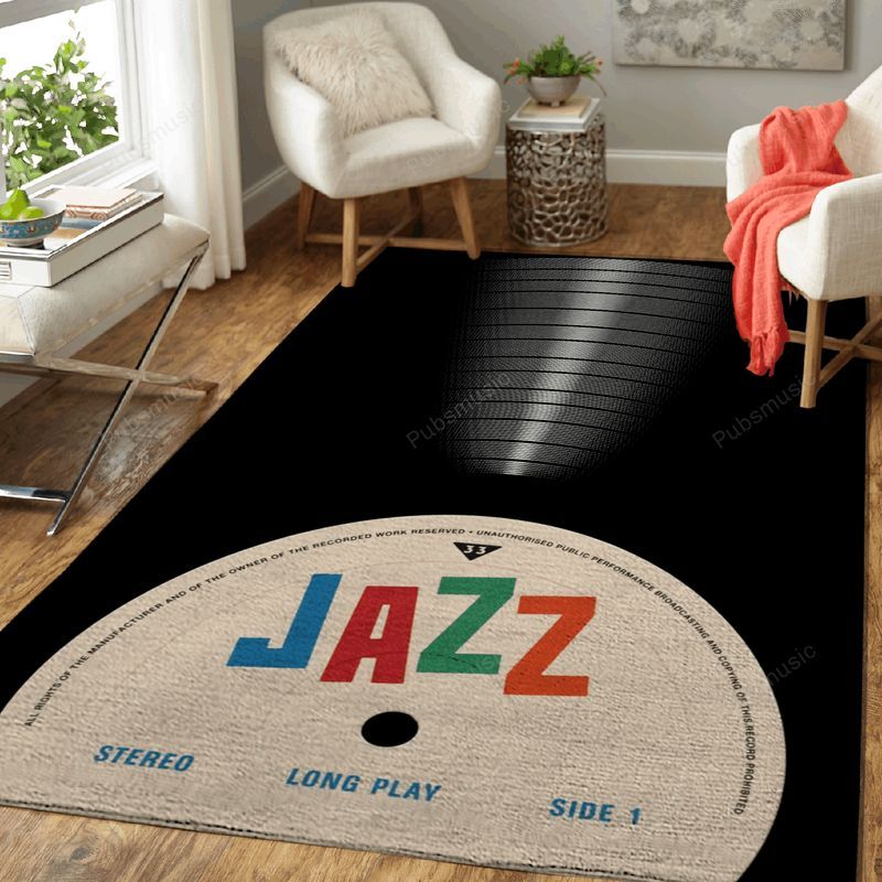Tapis d'art musical en vinyle jazz Tapis d'art musical en vinyle jazz