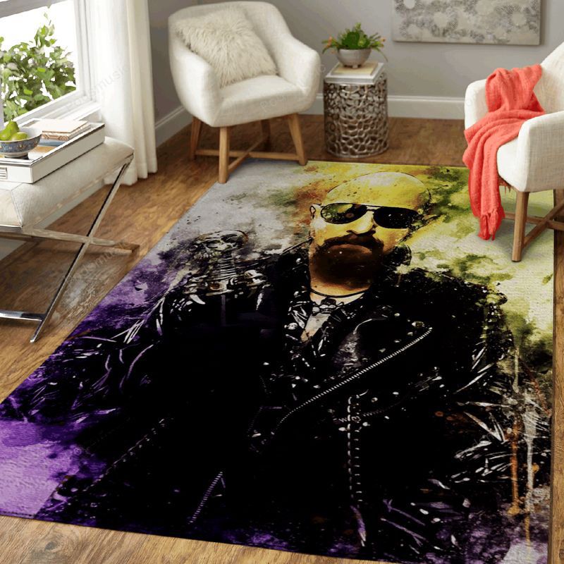 Tapis d'art du monde musical de Rob Halford