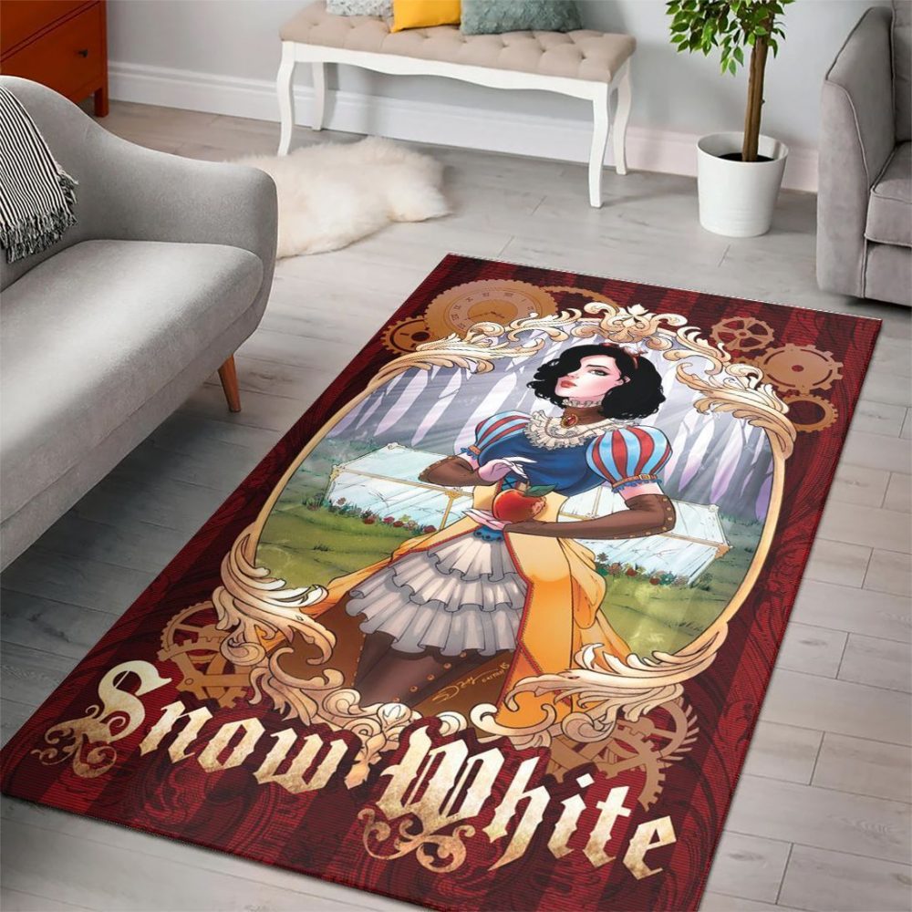 Tapis Blanche-Neige et les personnages des princesses Disney (films Disney)